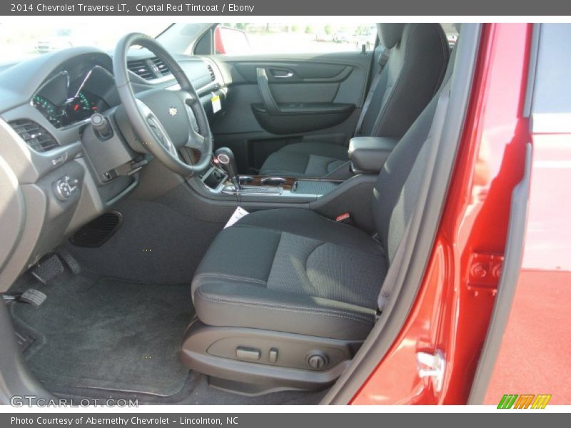 Crystal Red Tintcoat / Ebony 2014 Chevrolet Traverse LT