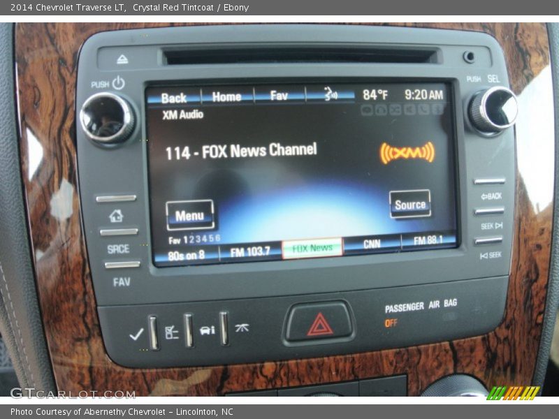 Crystal Red Tintcoat / Ebony 2014 Chevrolet Traverse LT