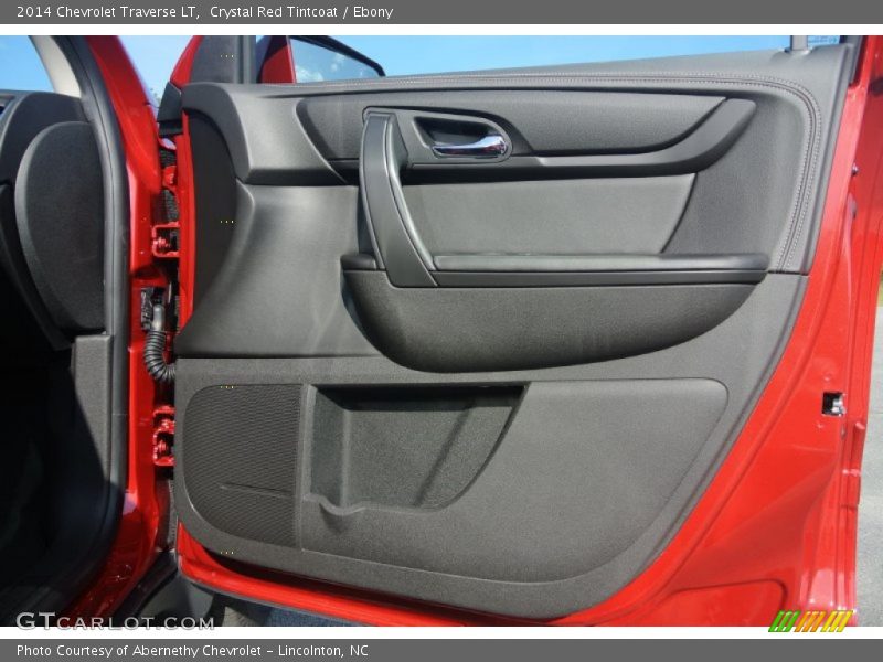 Crystal Red Tintcoat / Ebony 2014 Chevrolet Traverse LT