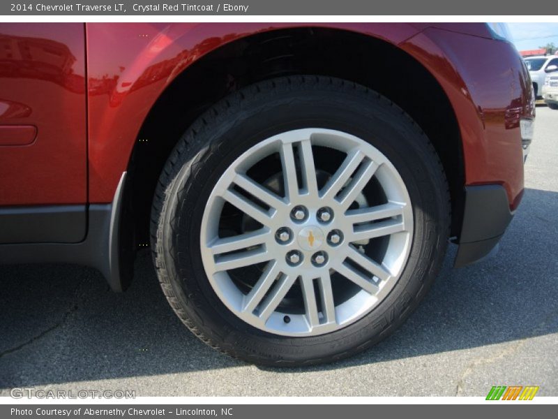 Crystal Red Tintcoat / Ebony 2014 Chevrolet Traverse LT