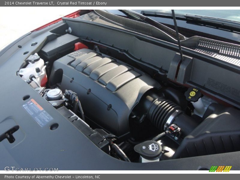 Crystal Red Tintcoat / Ebony 2014 Chevrolet Traverse LT