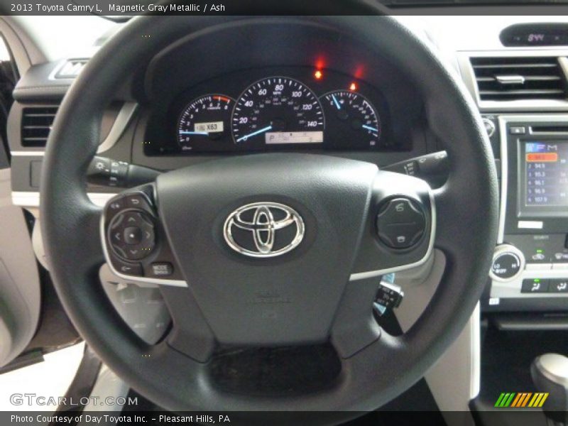 Magnetic Gray Metallic / Ash 2013 Toyota Camry L