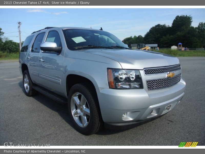 Silver Ice Metallic / Ebony 2013 Chevrolet Tahoe LT 4x4