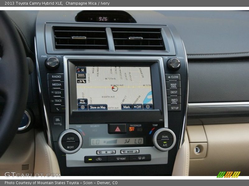 Champagne Mica / Ivory 2013 Toyota Camry Hybrid XLE