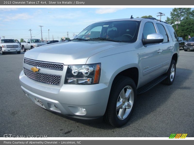 Silver Ice Metallic / Ebony 2013 Chevrolet Tahoe LT 4x4