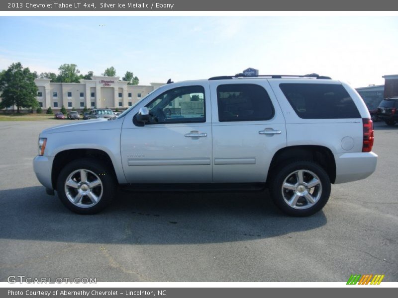 Silver Ice Metallic / Ebony 2013 Chevrolet Tahoe LT 4x4