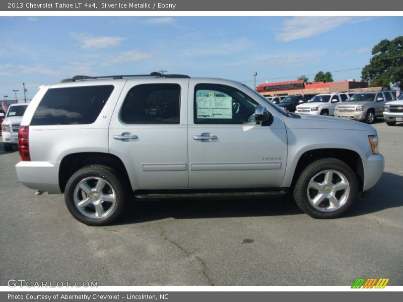 Silver Ice Metallic / Ebony 2013 Chevrolet Tahoe LT 4x4