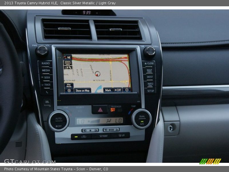 Classic Silver Metallic / Light Gray 2013 Toyota Camry Hybrid XLE