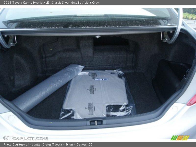 Classic Silver Metallic / Light Gray 2013 Toyota Camry Hybrid XLE