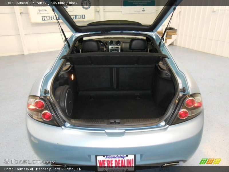 Sky Blue / Black 2007 Hyundai Tiburon GT