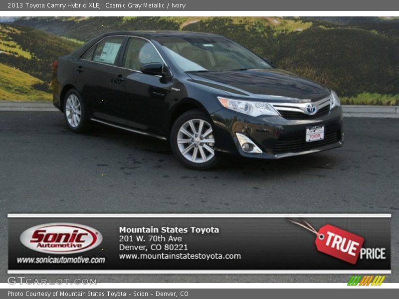 Cosmic Gray Metallic / Ivory 2013 Toyota Camry Hybrid XLE
