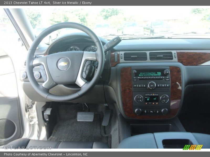 Silver Ice Metallic / Ebony 2013 Chevrolet Tahoe LT 4x4