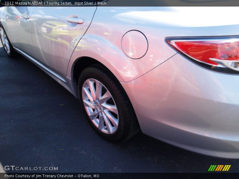 Ingot Silver / Black 2012 Mazda MAZDA6 i Touring Sedan