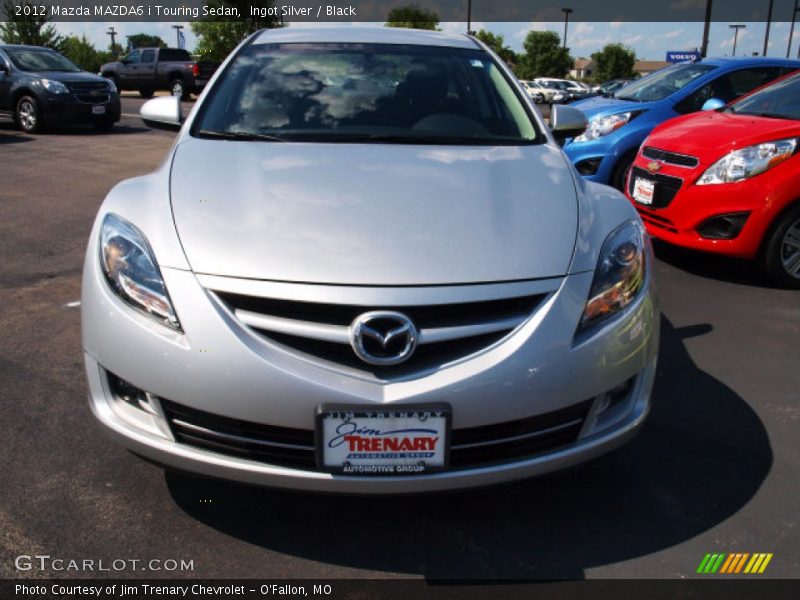 Ingot Silver / Black 2012 Mazda MAZDA6 i Touring Sedan