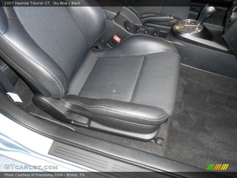 Sky Blue / Black 2007 Hyundai Tiburon GT