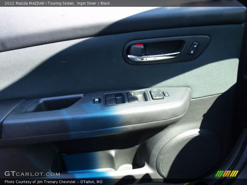 Ingot Silver / Black 2012 Mazda MAZDA6 i Touring Sedan