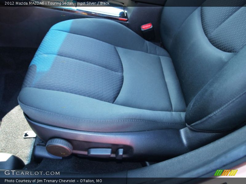 Ingot Silver / Black 2012 Mazda MAZDA6 i Touring Sedan