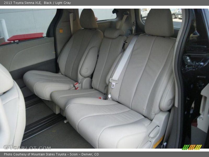 Black / Light Gray 2013 Toyota Sienna XLE
