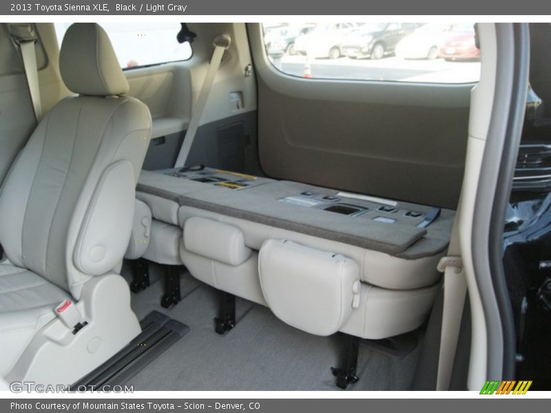 Black / Light Gray 2013 Toyota Sienna XLE