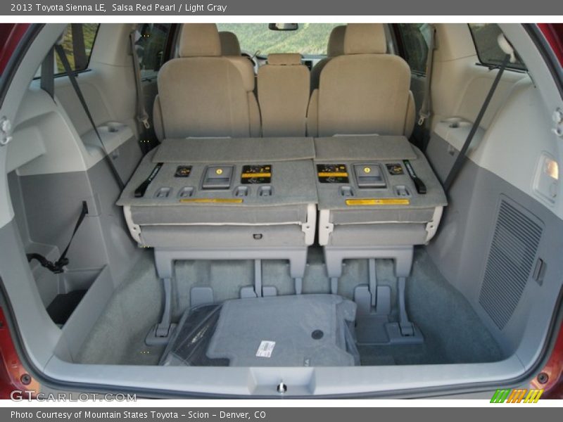 Salsa Red Pearl / Light Gray 2013 Toyota Sienna LE