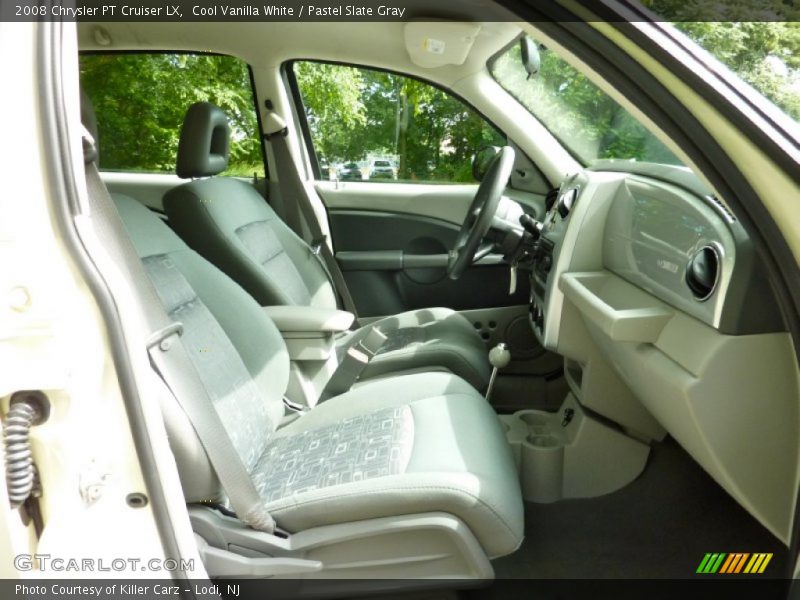 Cool Vanilla White / Pastel Slate Gray 2008 Chrysler PT Cruiser LX
