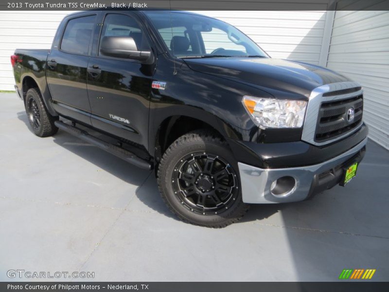 Black / Black 2013 Toyota Tundra TSS CrewMax