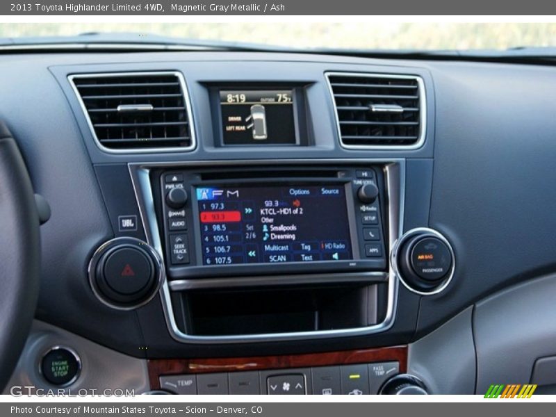 Magnetic Gray Metallic / Ash 2013 Toyota Highlander Limited 4WD