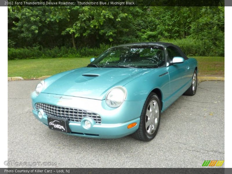 Thunderbird Blue / Midnight Black 2002 Ford Thunderbird Deluxe Roadster
