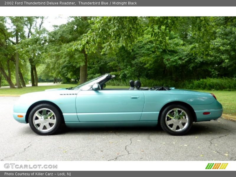 Thunderbird Blue / Midnight Black 2002 Ford Thunderbird Deluxe Roadster