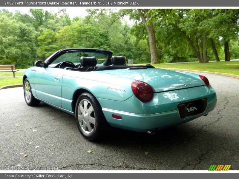 Thunderbird Blue / Midnight Black 2002 Ford Thunderbird Deluxe Roadster