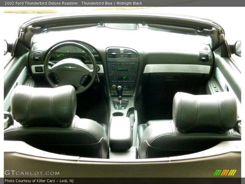 Thunderbird Blue / Midnight Black 2002 Ford Thunderbird Deluxe Roadster