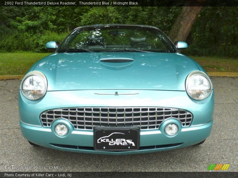 Thunderbird Blue / Midnight Black 2002 Ford Thunderbird Deluxe Roadster