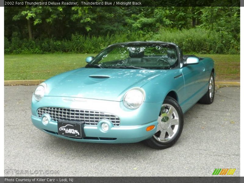 Thunderbird Blue / Midnight Black 2002 Ford Thunderbird Deluxe Roadster