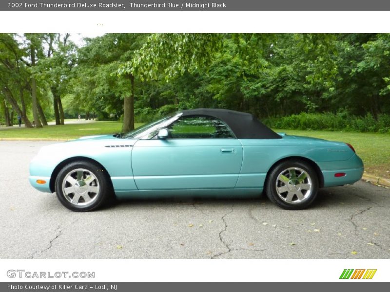 Thunderbird Blue / Midnight Black 2002 Ford Thunderbird Deluxe Roadster