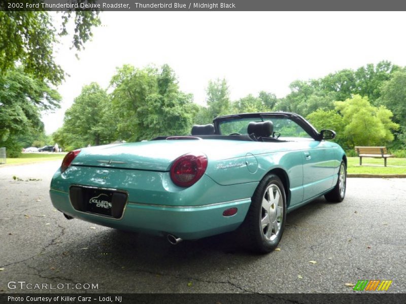 Thunderbird Blue / Midnight Black 2002 Ford Thunderbird Deluxe Roadster