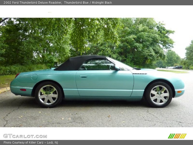 Thunderbird Blue / Midnight Black 2002 Ford Thunderbird Deluxe Roadster