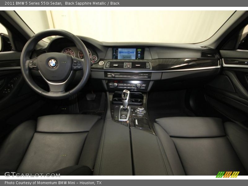 Black Sapphire Metallic / Black 2011 BMW 5 Series 550i Sedan