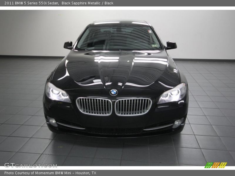Black Sapphire Metallic / Black 2011 BMW 5 Series 550i Sedan