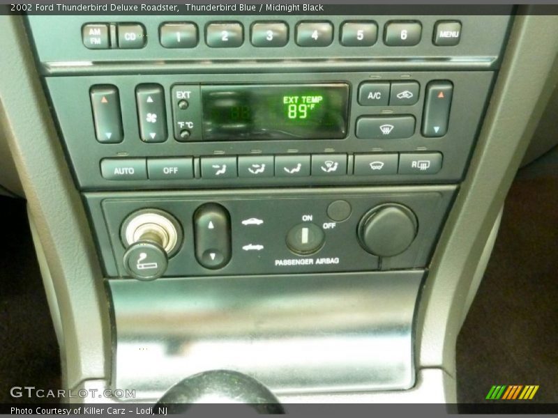Thunderbird Blue / Midnight Black 2002 Ford Thunderbird Deluxe Roadster