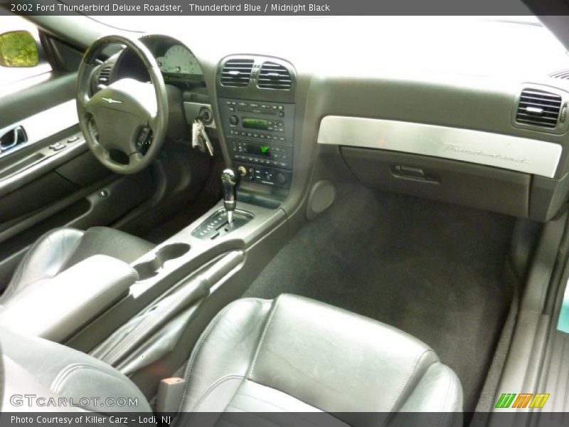 Thunderbird Blue / Midnight Black 2002 Ford Thunderbird Deluxe Roadster