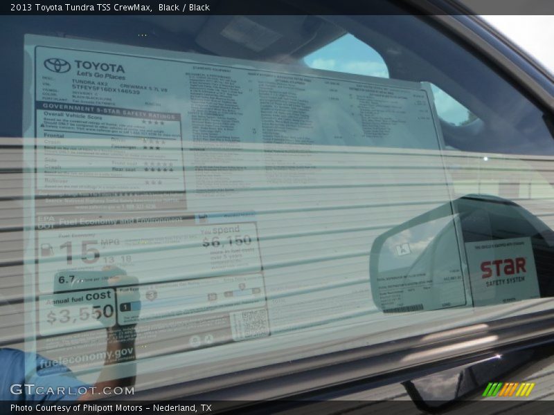 Black / Black 2013 Toyota Tundra TSS CrewMax