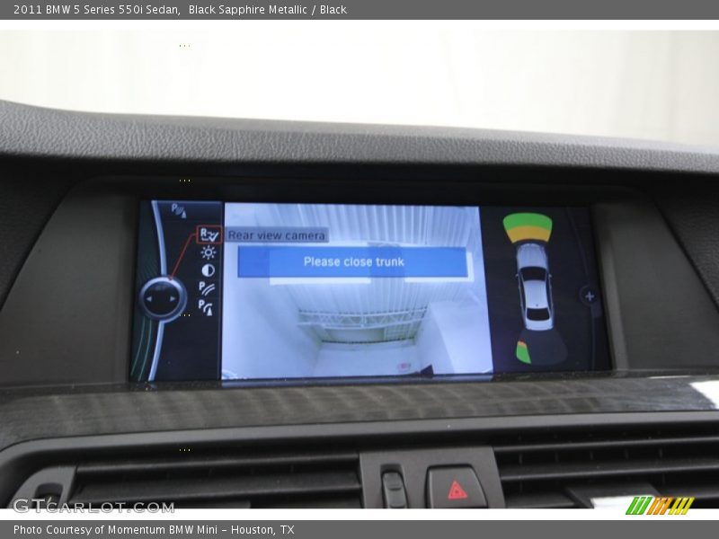 Black Sapphire Metallic / Black 2011 BMW 5 Series 550i Sedan