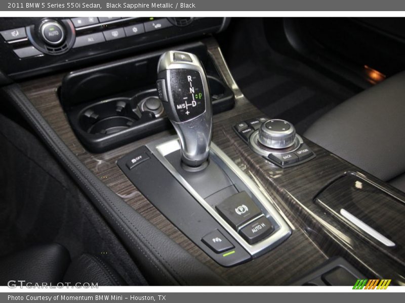 Black Sapphire Metallic / Black 2011 BMW 5 Series 550i Sedan