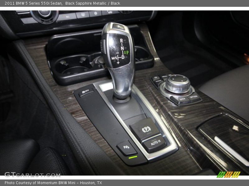 Black Sapphire Metallic / Black 2011 BMW 5 Series 550i Sedan