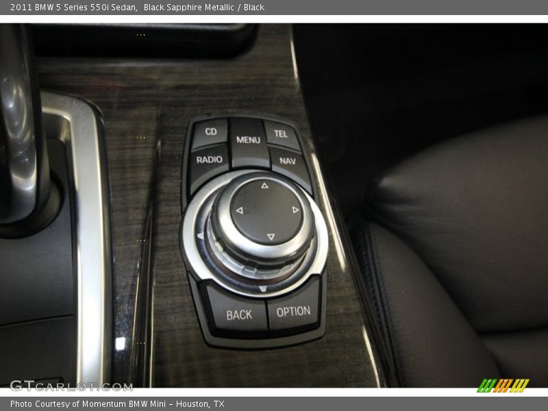 Black Sapphire Metallic / Black 2011 BMW 5 Series 550i Sedan