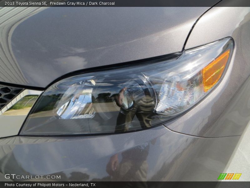 Predawn Gray Mica / Dark Charcoal 2013 Toyota Sienna SE