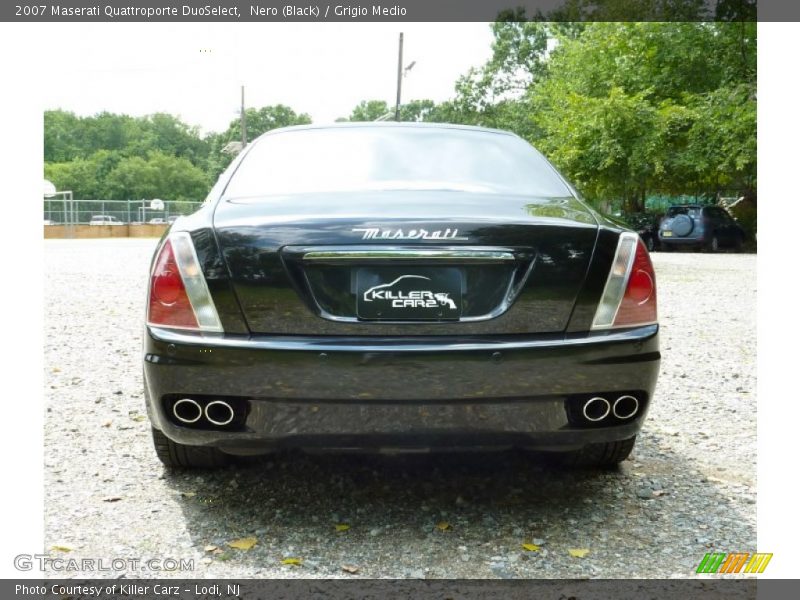 Nero (Black) / Grigio Medio 2007 Maserati Quattroporte DuoSelect
