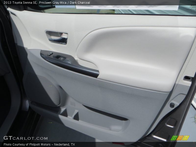 Predawn Gray Mica / Dark Charcoal 2013 Toyota Sienna SE