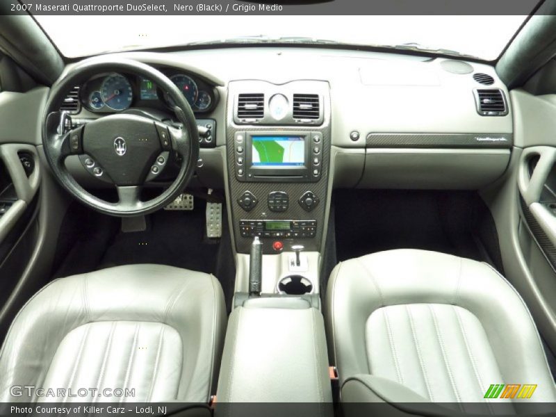 Nero (Black) / Grigio Medio 2007 Maserati Quattroporte DuoSelect