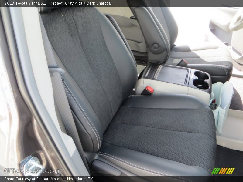 Predawn Gray Mica / Dark Charcoal 2013 Toyota Sienna SE